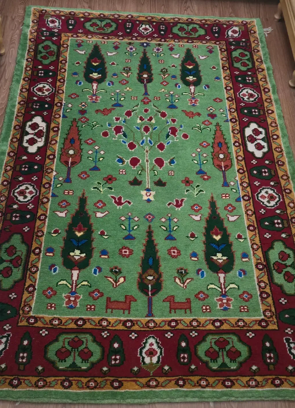 فرش دستباف ۳ متری|فرش|اسلام‌شهر, باغ فیض|دیوار