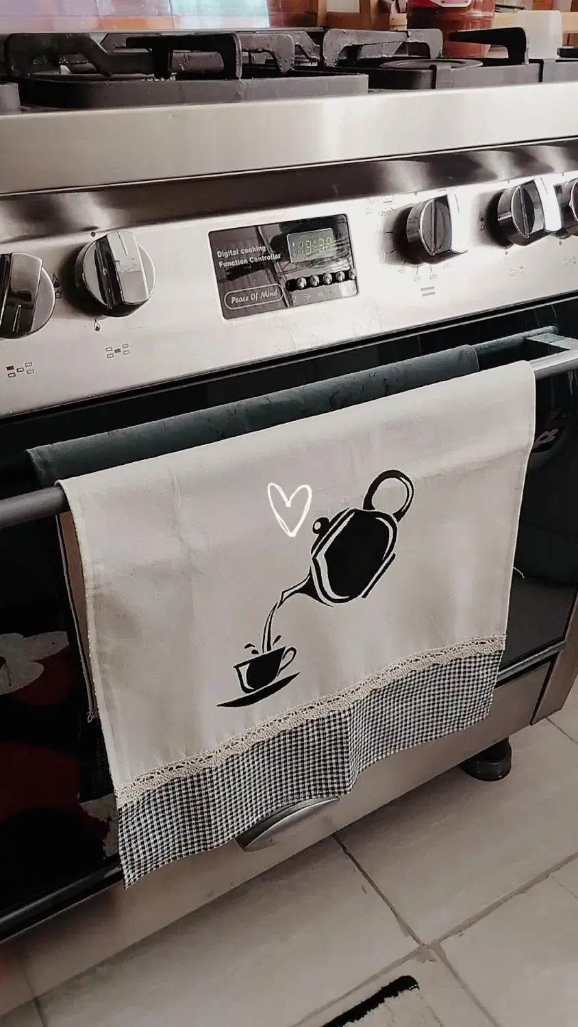 دستمال آشپزخانه نقاشی شده|سفره، حوله، دستمال آشپزخانه|سبزوار, گلشن|دیوار