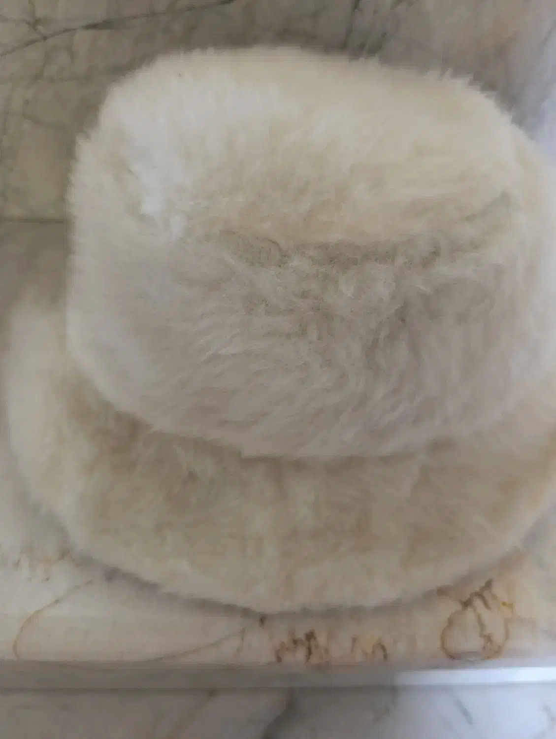 شال و کلاه کرم رنگ|لباس|رشت, باهنر|دیوار