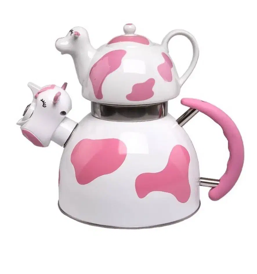 کتری قوری طرح گاو|قوری، کتری، قهوهساز دستی|قم, پردیسان|دیوار