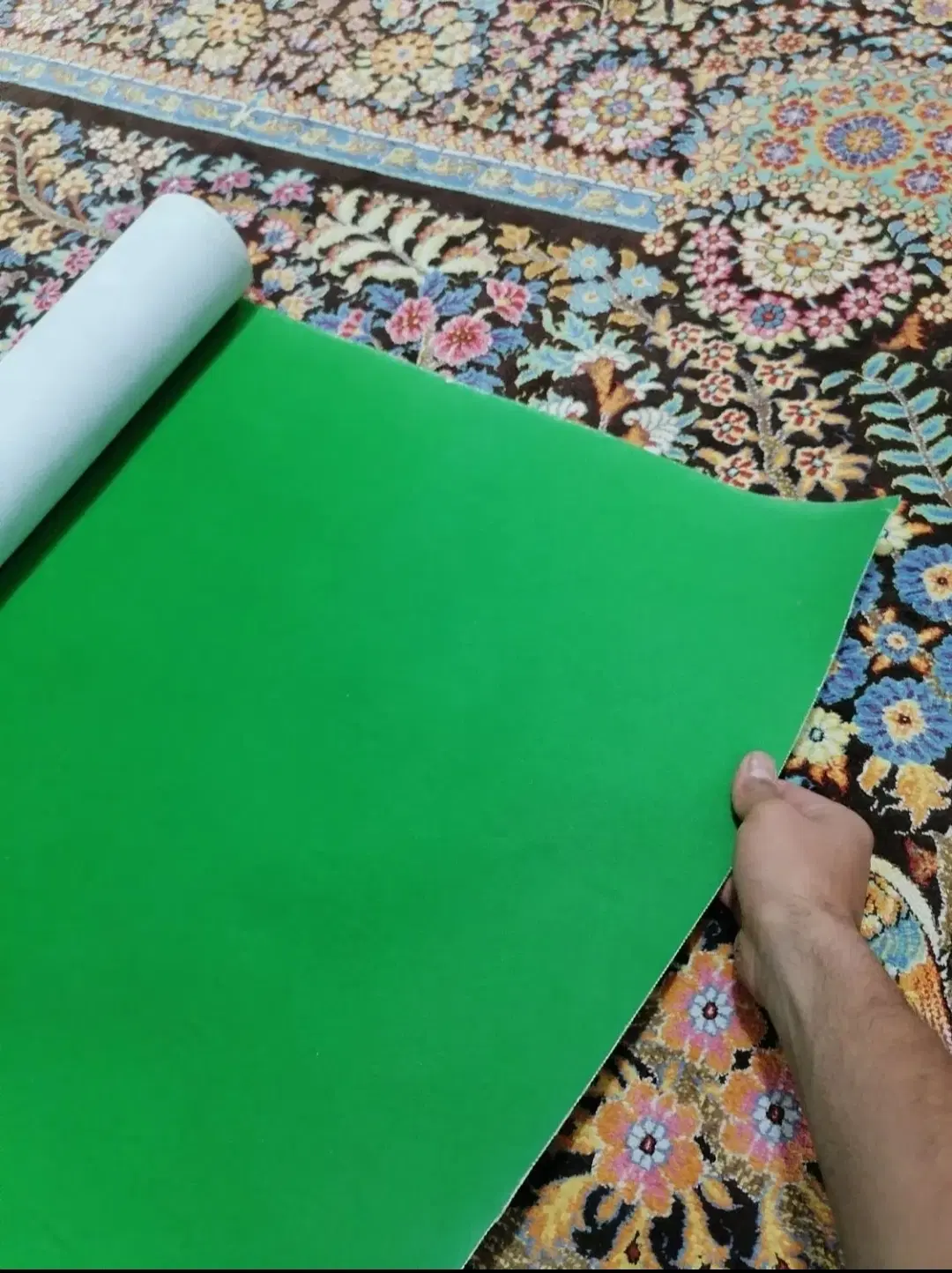 پرده سبز کروماکی مخملی بزرگ 3×5|دوربین عکاسی و فیلمبرداری|اهواز, شهرک دانشگاه|دیوار