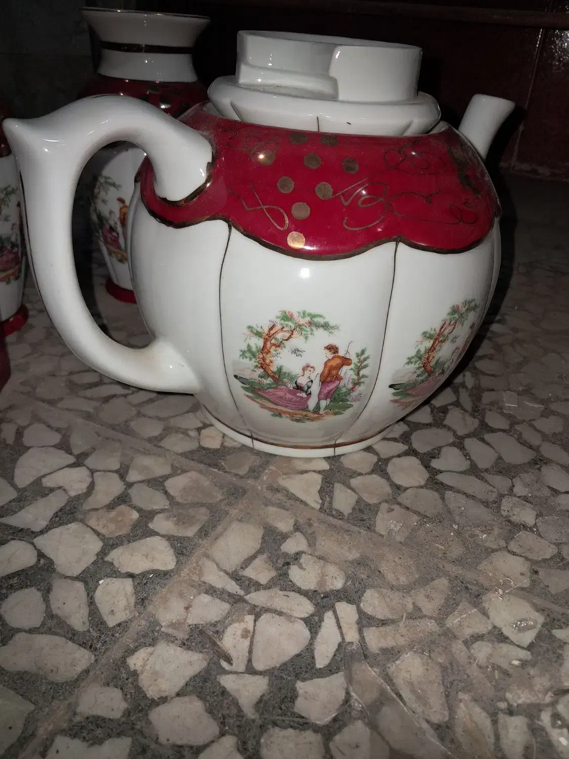 چینی قدیمی ۷۵ساله|کلکسیون اشیاء عتیقه|مبارکه, |دیوار