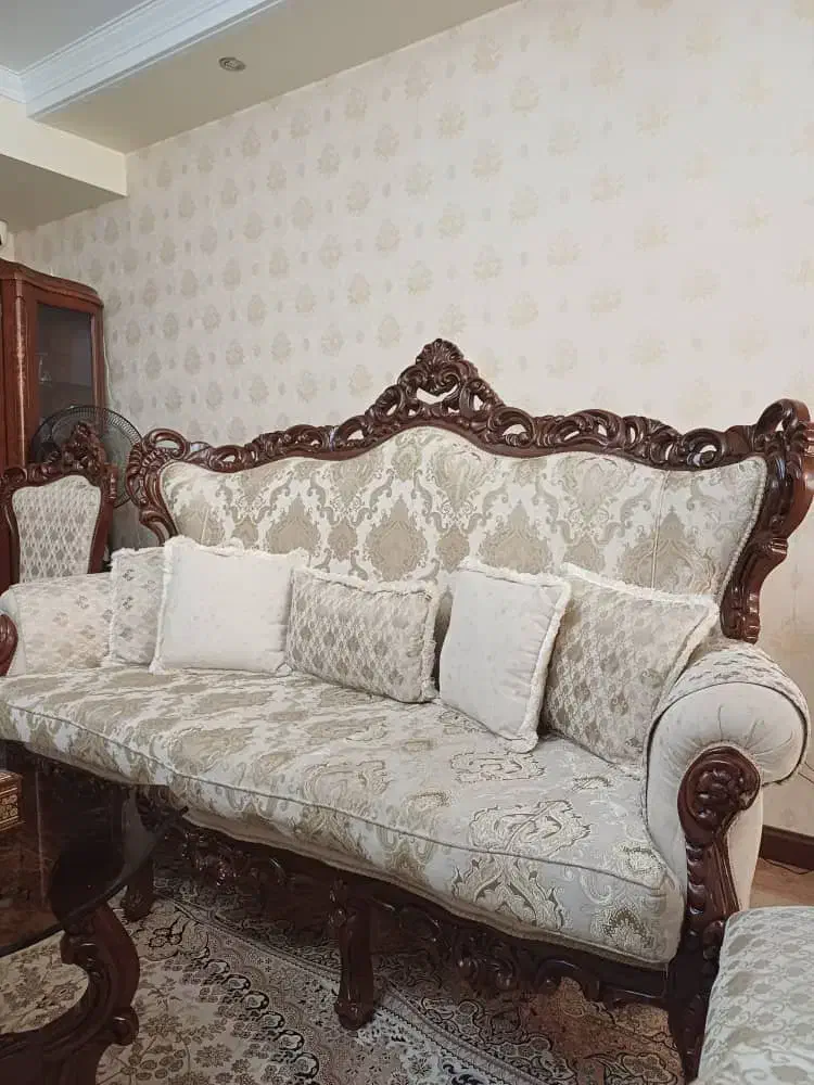 مبلمان ۹ نفره استیل|مبلمان خانگی و میز عسلی|تهران, قنات‌کوثر|دیوار