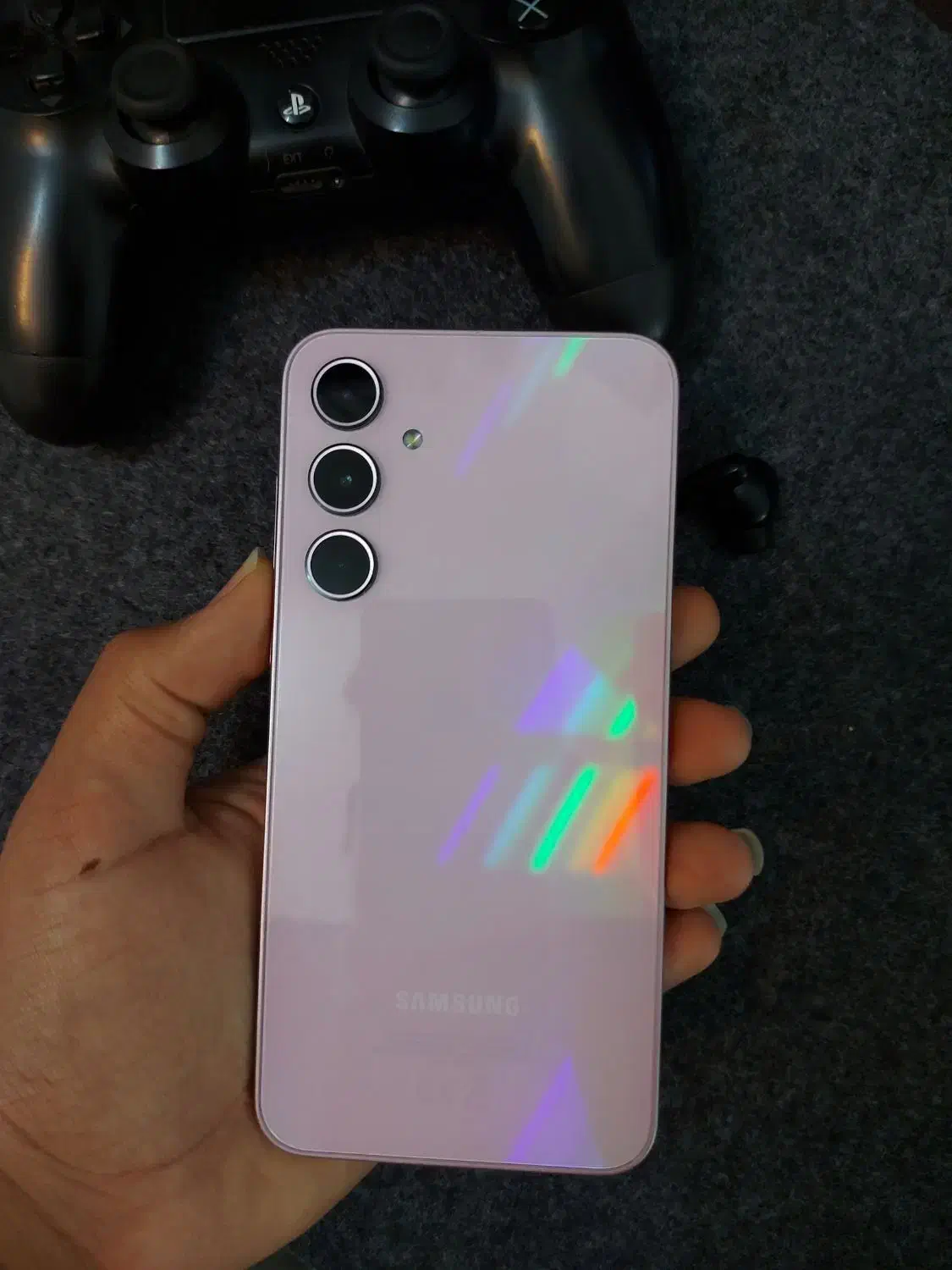 گوشی سامسونگ a35 ۲۵۶ رنگ یاسی در حد اکبند samsung|موبایل|تهران, چیتگر جنوبی|دیوار