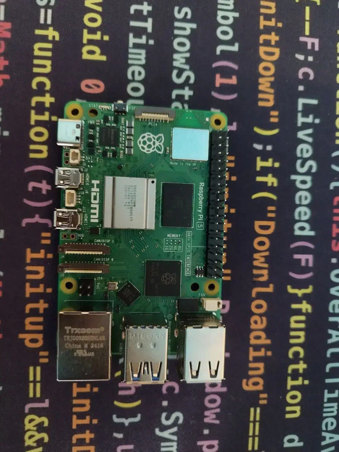 رزبری پای pi 5 دارای 8 گیگابایت رم|قطعات و لوازم جانبی رایانه|تهران, طرشت|دیوار