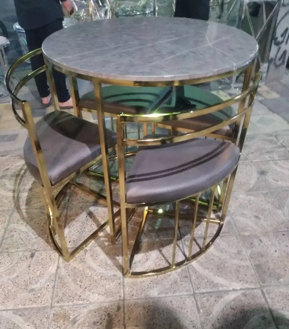 میز ناهارخوری فلزی|میز و صندلی غذاخوری|تهران, صاحب الزمان|دیوار