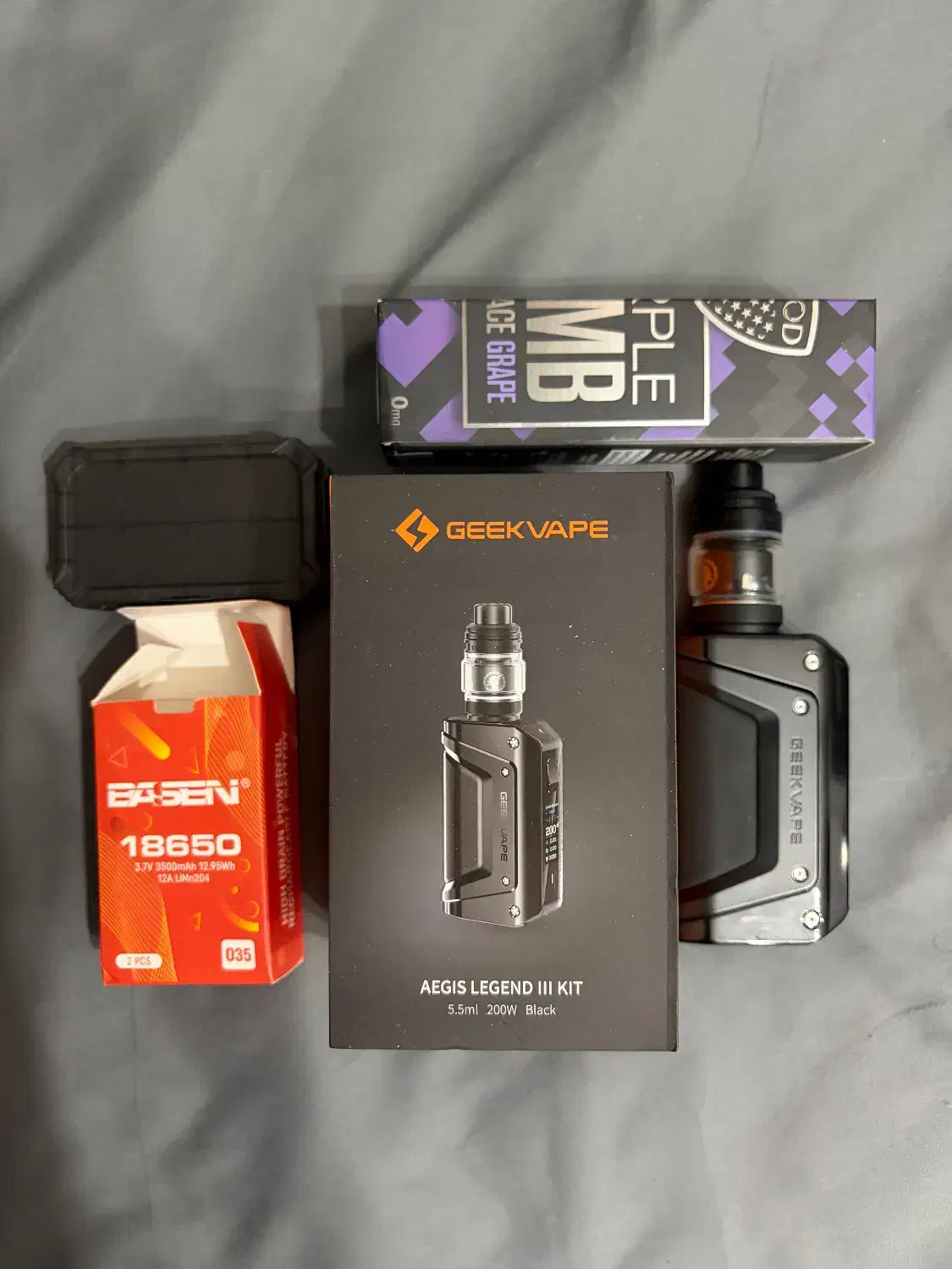 گیک ویپ لجند 3 به همراه وسایل geek vape|زیورآلات و اکسسوری|شیراز, حومه شیراز|دیوار