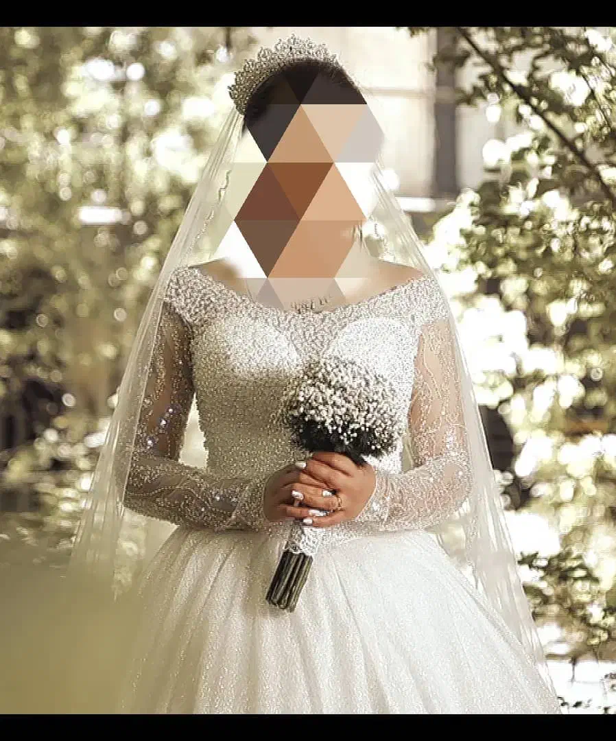 لباس عروس پفی سفید، سایز38، فقط یکبار پوشیده شده|لباس|شیراز, تل حسینآباد|دیوار