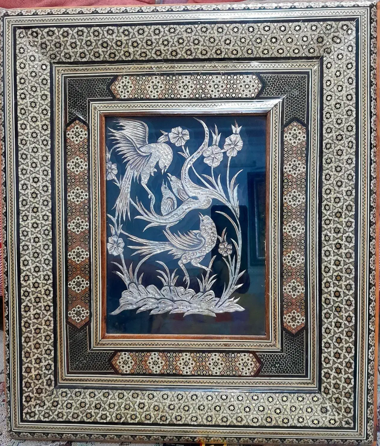 تابلو خاتم کاری|کلکسیون اشیاء عتیقه|کهریزک, |دیوار