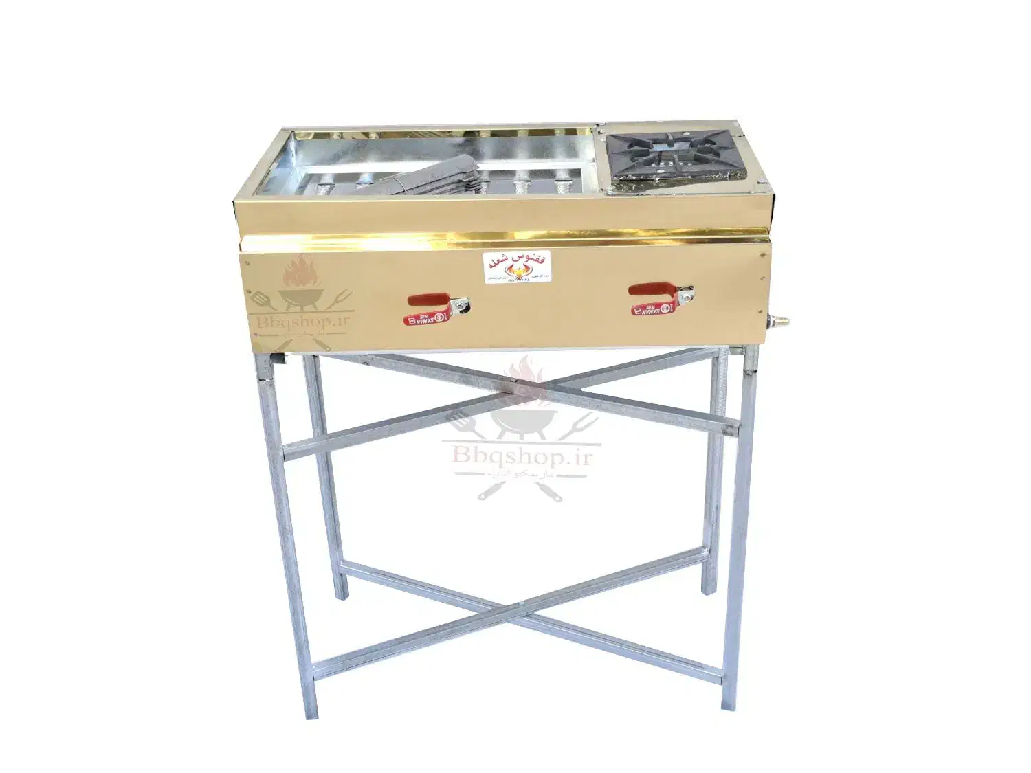 کبابپز گازی پلوپزدار 70سانتی استیل باربیکیو پایه|اجاق گاز و لوازم برقی پختوپز|تهران, تهرانپارس شرقی|دیوار