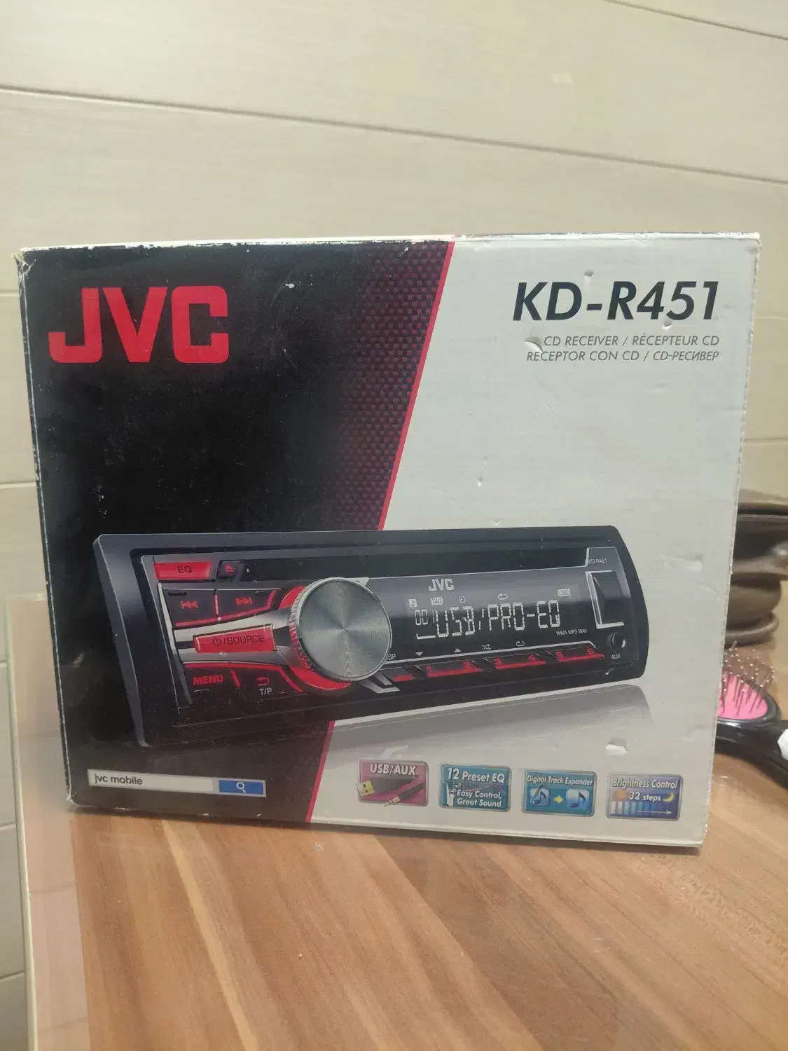 ضبط وپخش ماشین jvc|پخشکننده DVD و ویدیو|قم, زنبیل آباد|دیوار