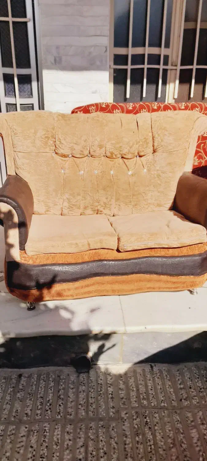 دودست مبل راحتی دست دوم|مبلمان خانگی و میز عسلی|شاهرود, |دیوار