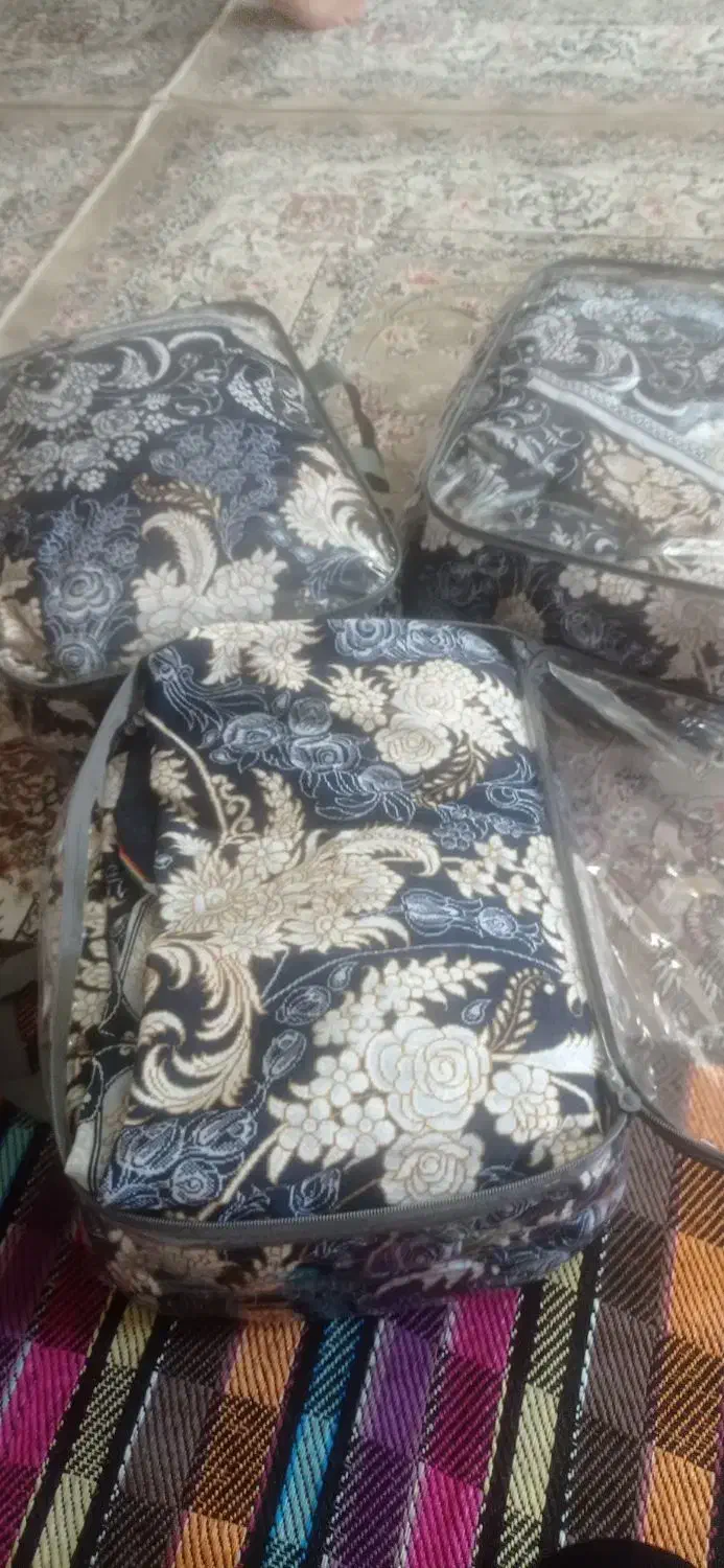 ۴عددروفرشی مخمل کش دار ۹متری نو|روفرشی|ملایر, |دیوار