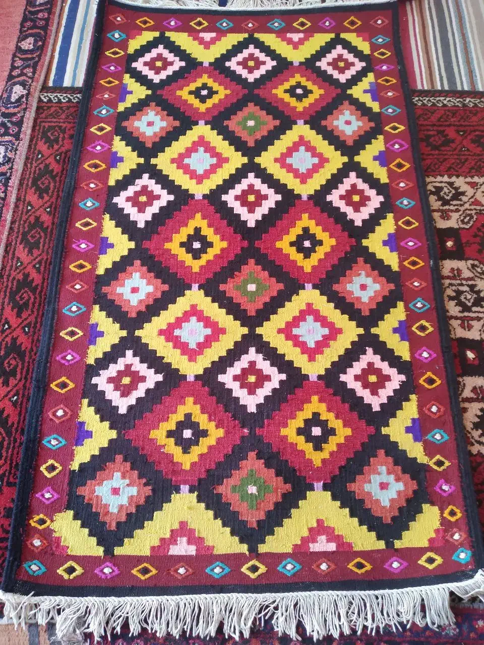 فروش استثنایی گلیم وقالیچه دست بافت|فرش|فردوس (خراسان), |دیوار