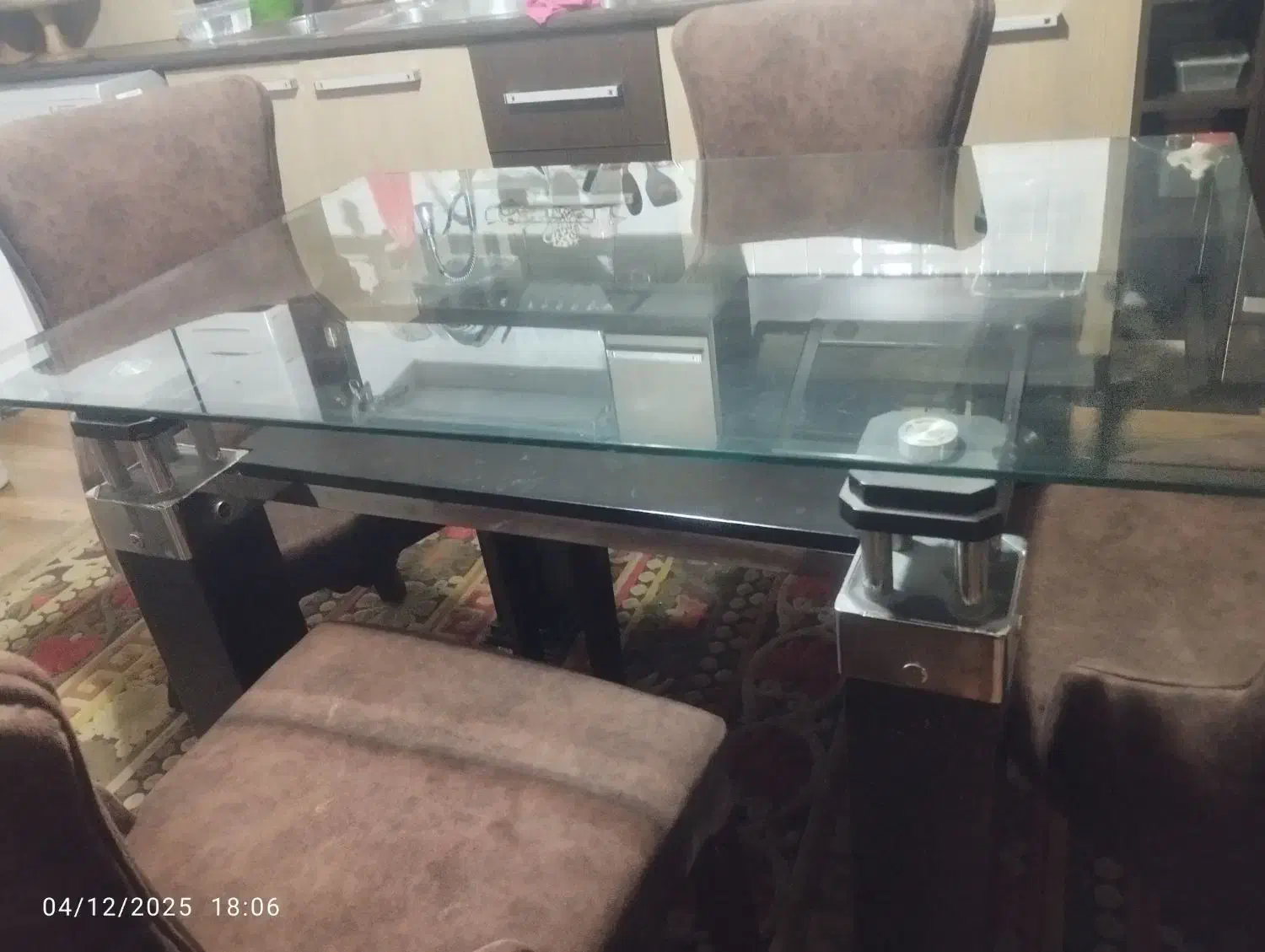 میز ناهارخوری ۴نفره|میز و صندلی غذاخوری|فومن, |دیوار