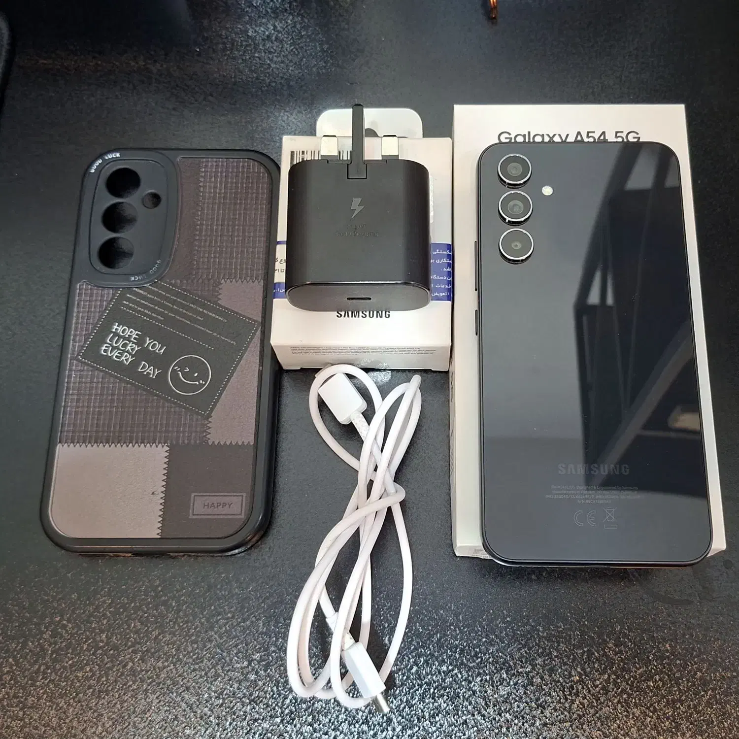سامسونگ a 54 حافظه ۲۵۶ همراه با لوازم|موبایل|مشهد, نرگس (شهرک غرب)|دیوار