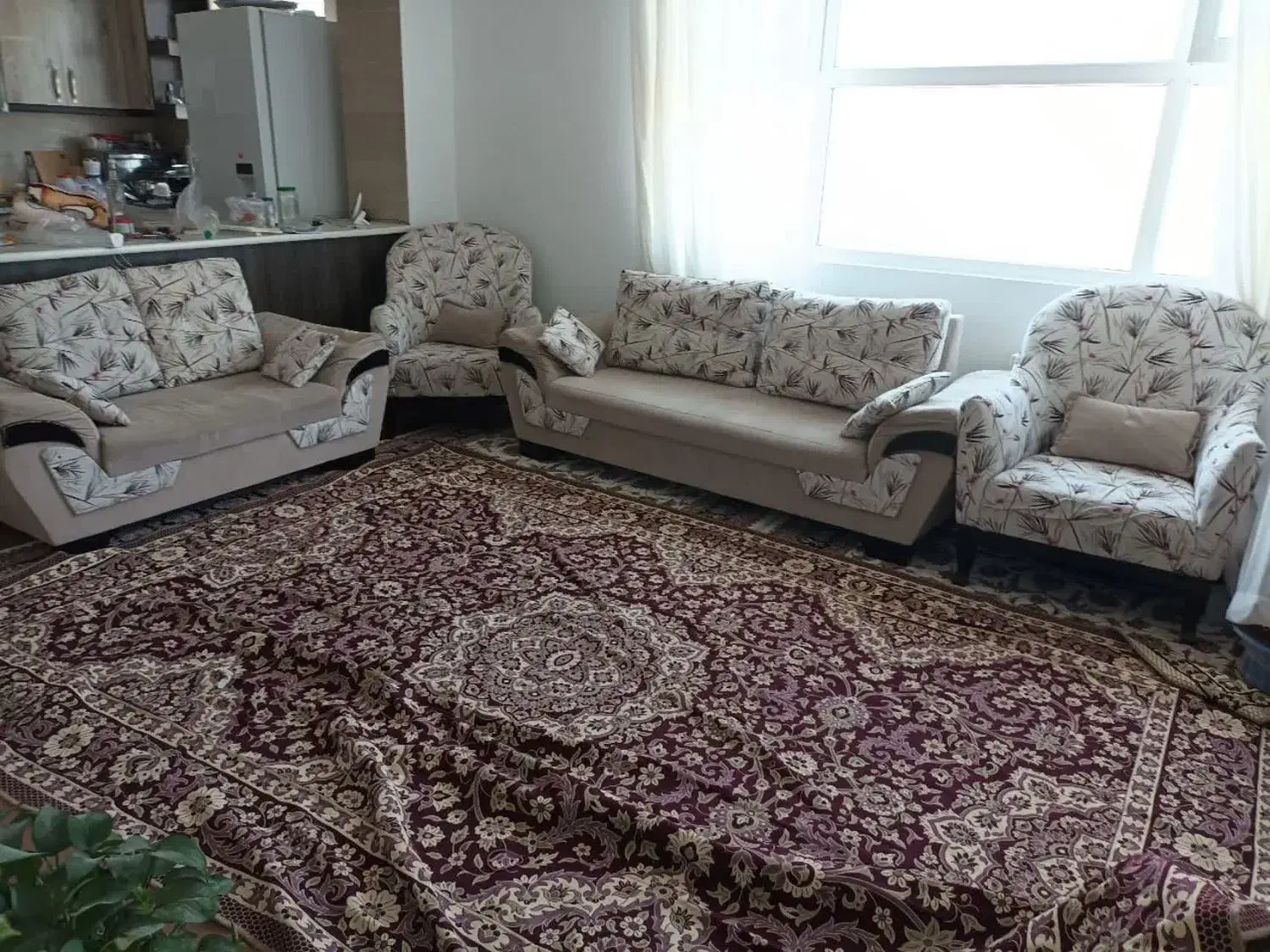 سلام مبل هفت نفره راحتی شرکتی|مبلمان خانگی و میز عسلی|قم, پردیسان|دیوار