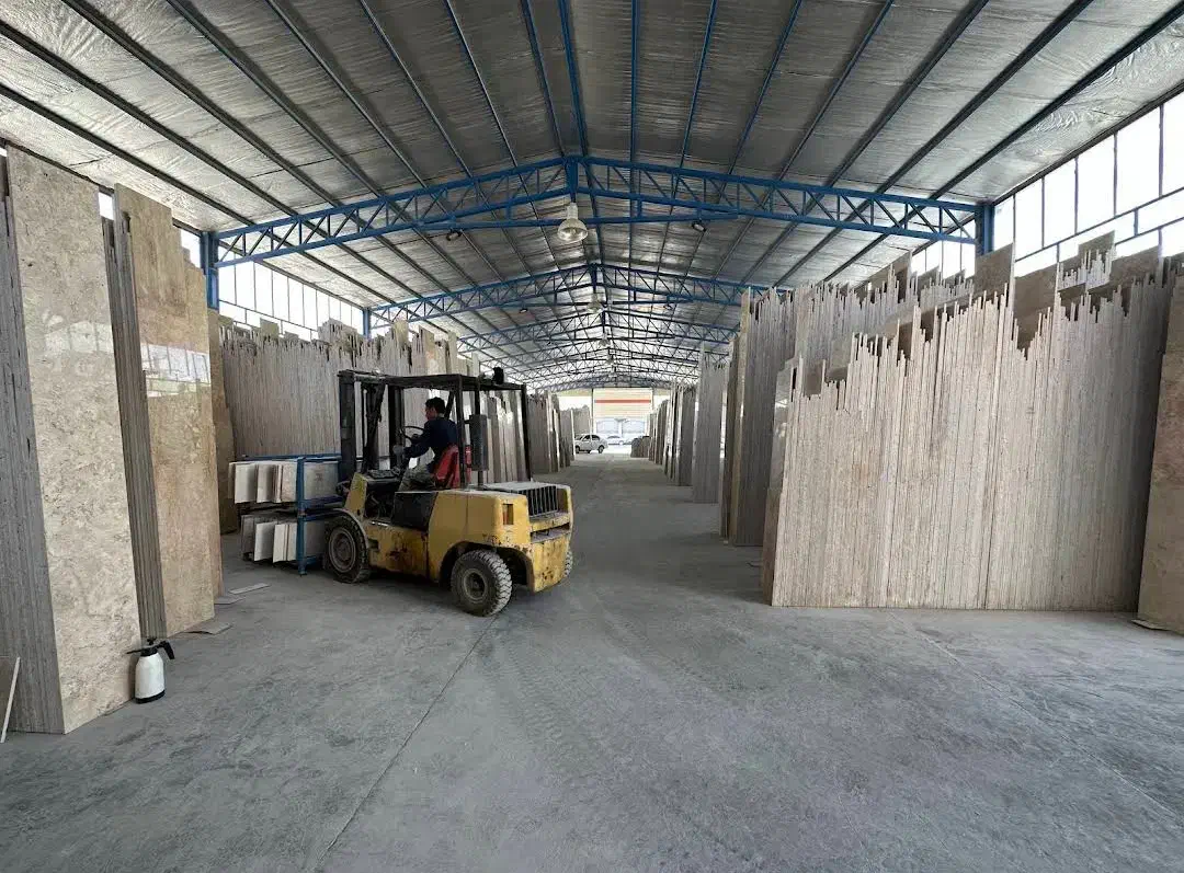 سنگ  تراورتن کرم روشن فی 590|مصالح و تجهیزات ساختمان|گنبد کاووس, |دیوار