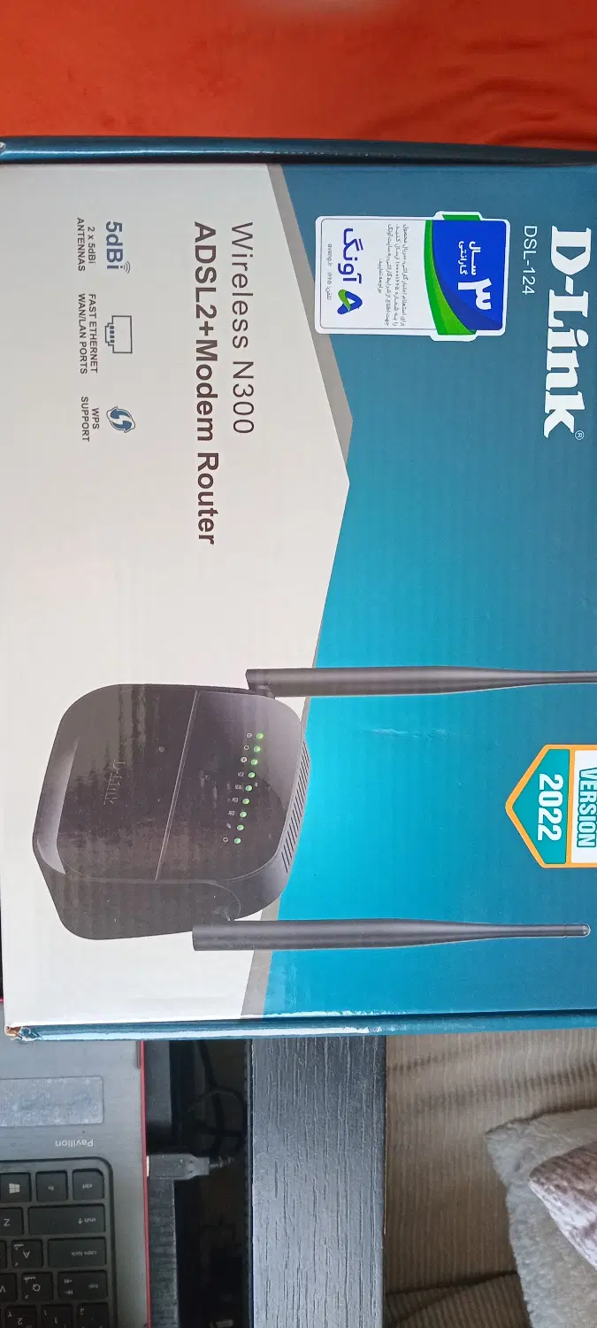 DLink DSL 124|مودم و تجهیزات شبکه|تهران, باغ فردوس|دیوار