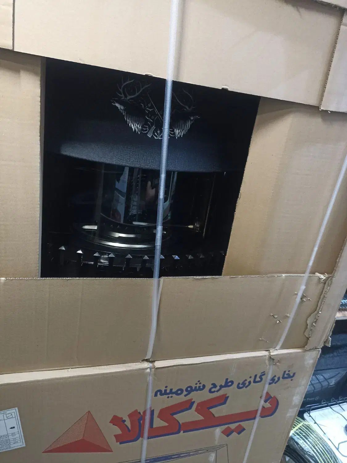 بخاری گازی 110شومینه|بخاری، هیتر، شومینه|شیراز, اصلاح‌نژاد|دیوار