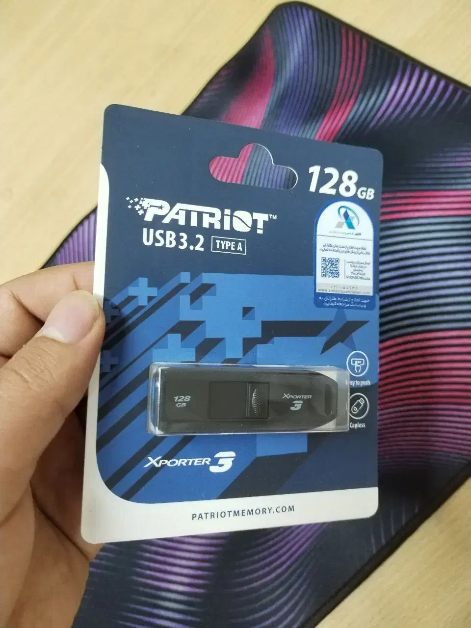 فلش 128 پاترویت با گارانتی مادام سرعت بالا|قطعات و لوازم جانبی رایانه|شیروان (خراسان), |دیوار