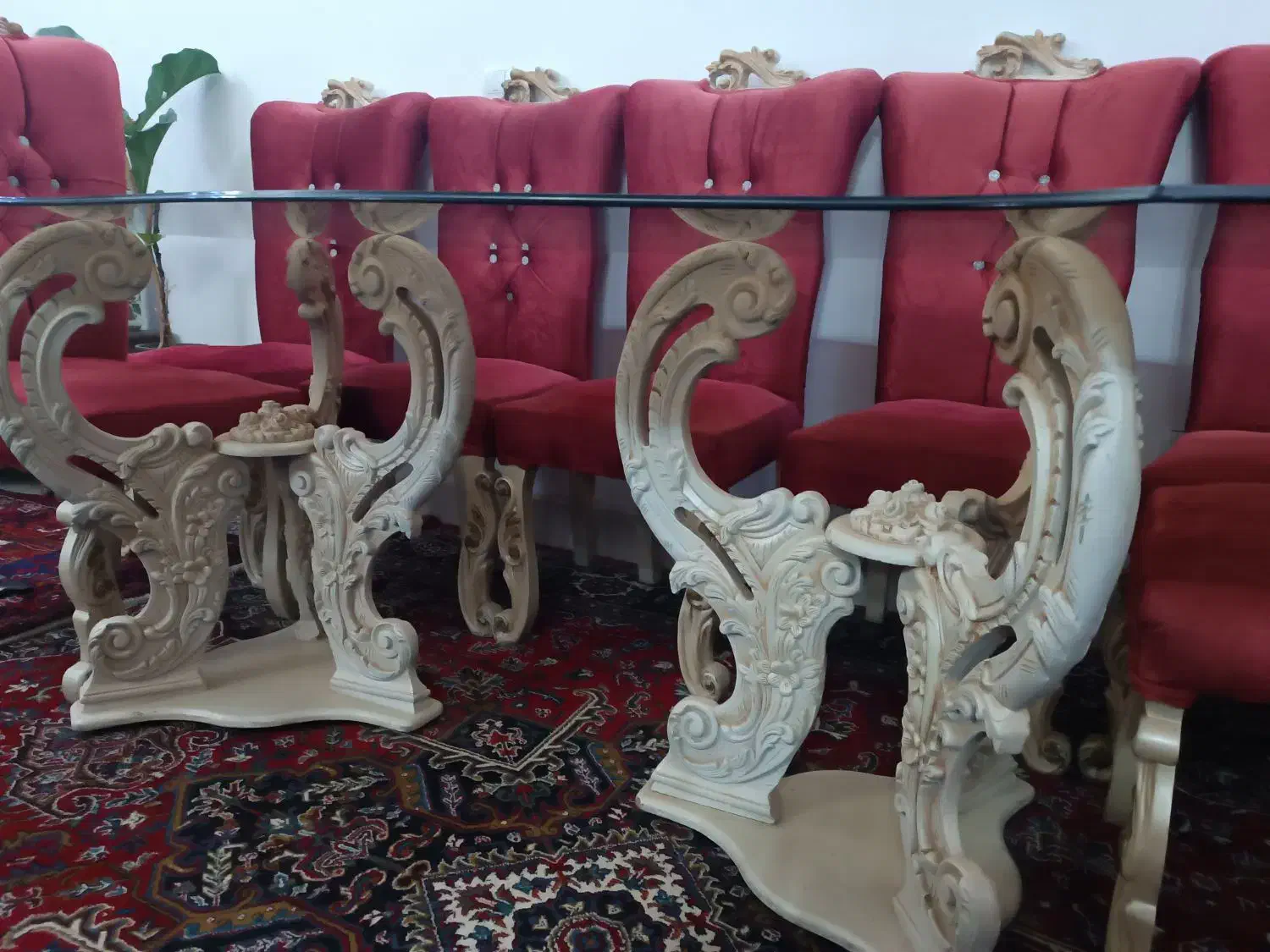 میز غذاخوری 8 نفره|میز و صندلی غذاخوری|بناب, |دیوار