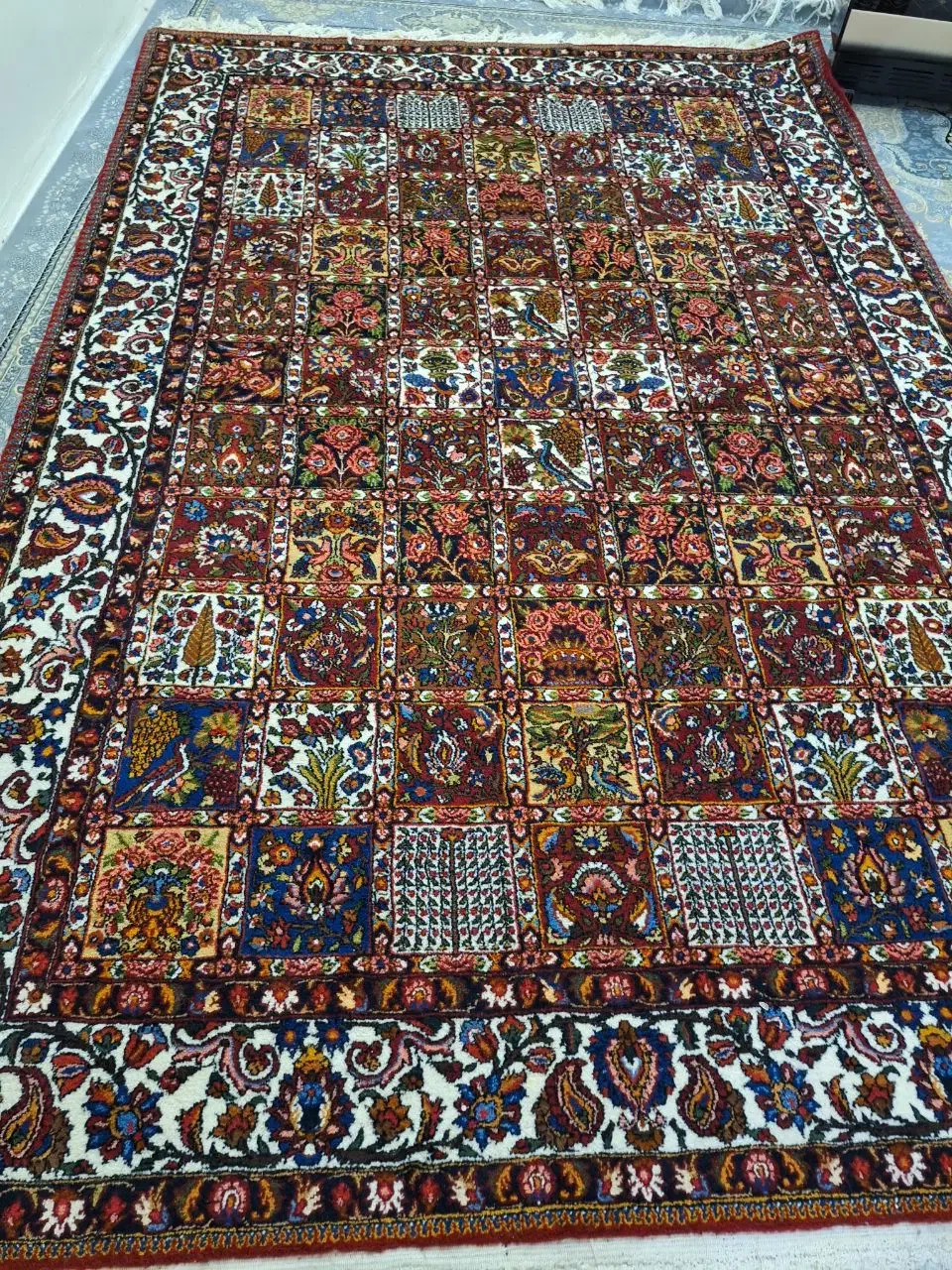 قالی خشتی ۲×۳|فرش|بن, |دیوار