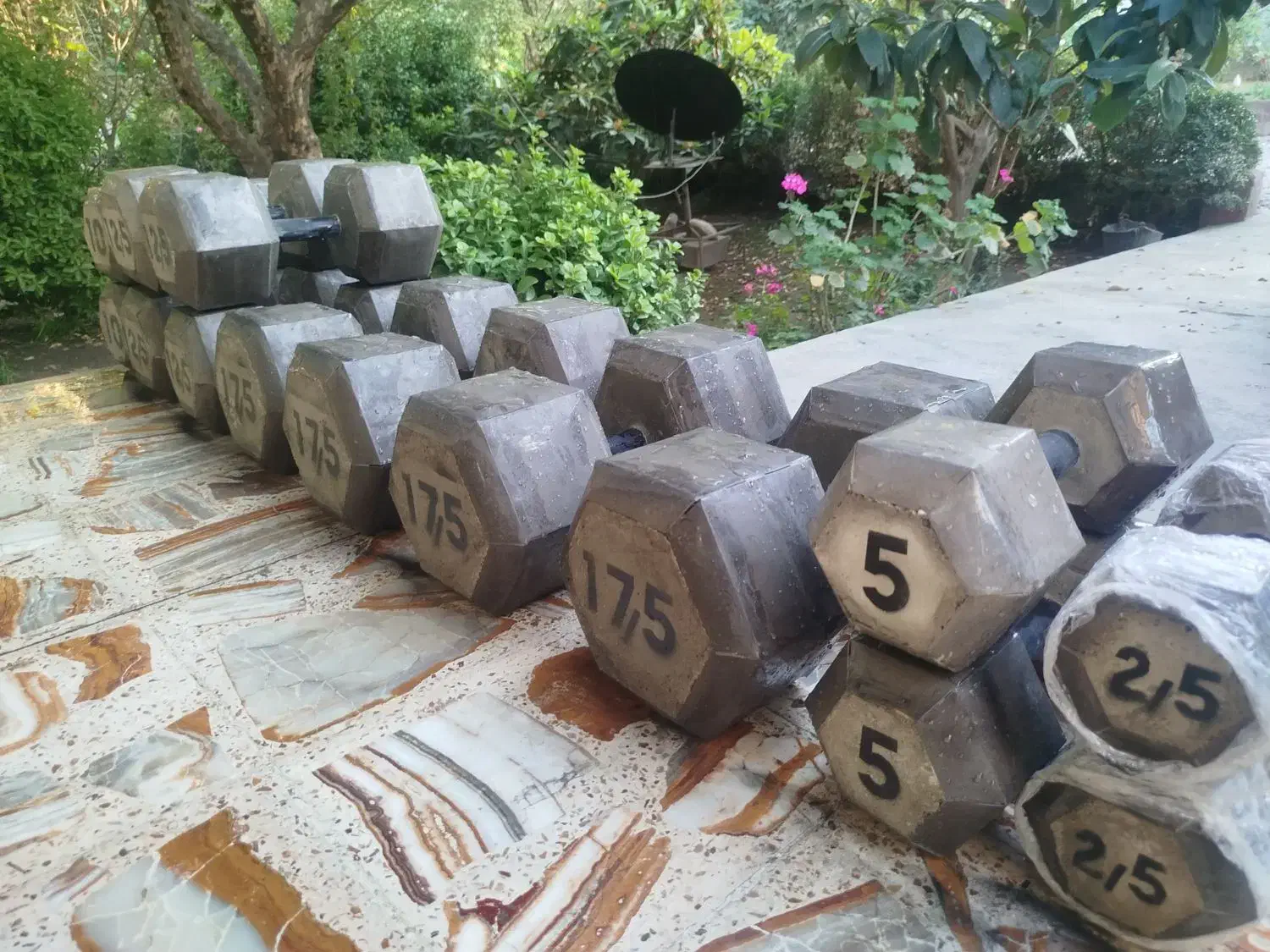 دمبل شش ضلعی|تجهیزات ورزشی|ساری, |دیوار