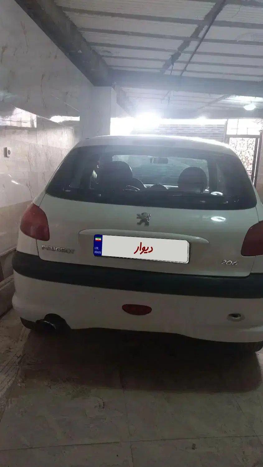 پژو 206 تیپ ۲، مدل ۱۳۸۹|خودرو سواری و وانت|میانه, |دیوار