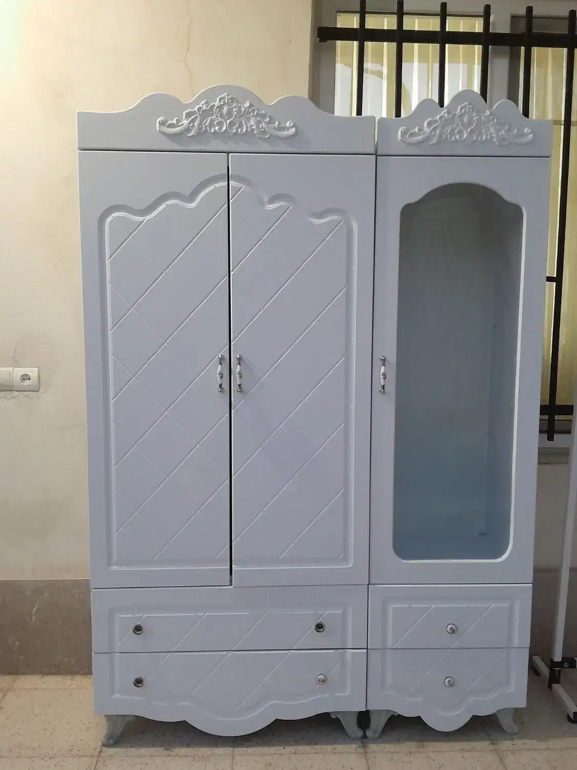 کمد لباس و ویترین|بوفه، ویترین، کنسول|ماهدشت, |دیوار