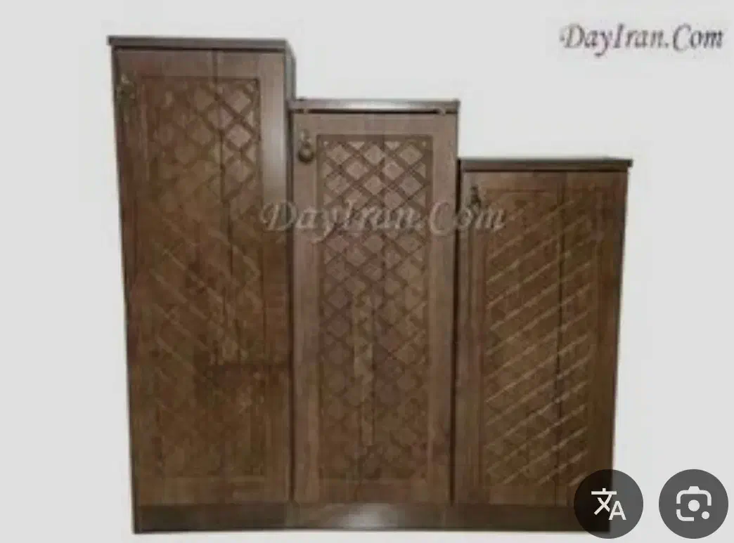 فروش بوفه چوبی و جاکفشی سه تیکه|بوفه، ویترین، کنسول|بروجن, |دیوار