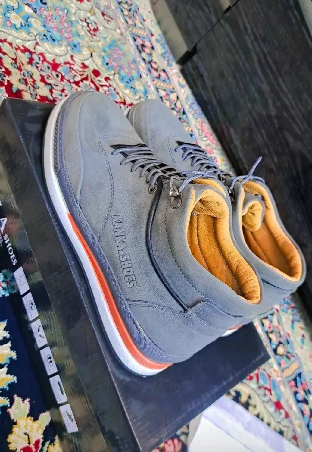 کفش نیم بوت چرم|کیف، کفش، کمربند|ملایر, |دیوار