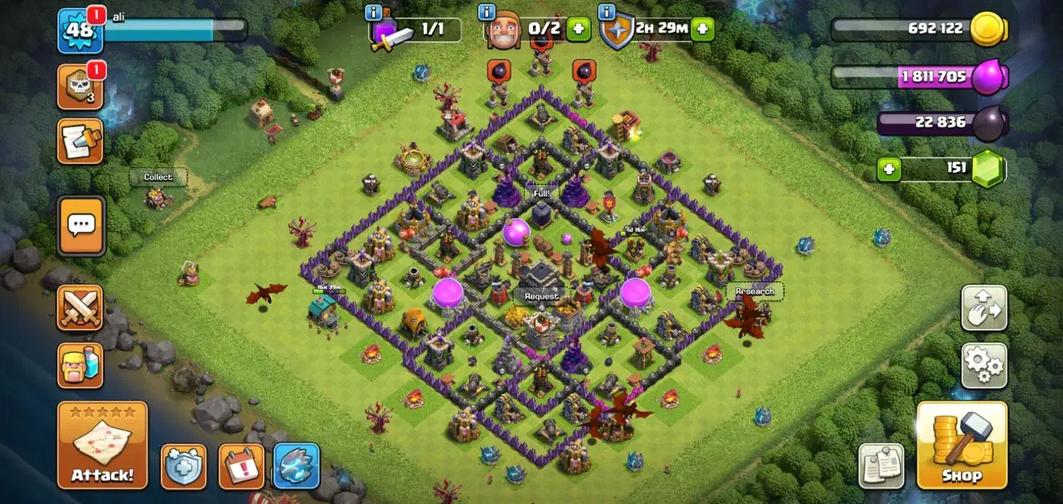 اکانت کلش معاوضع با کلش|کنسول، بازی ویدئویی و آنلاین|زابل, |دیوار