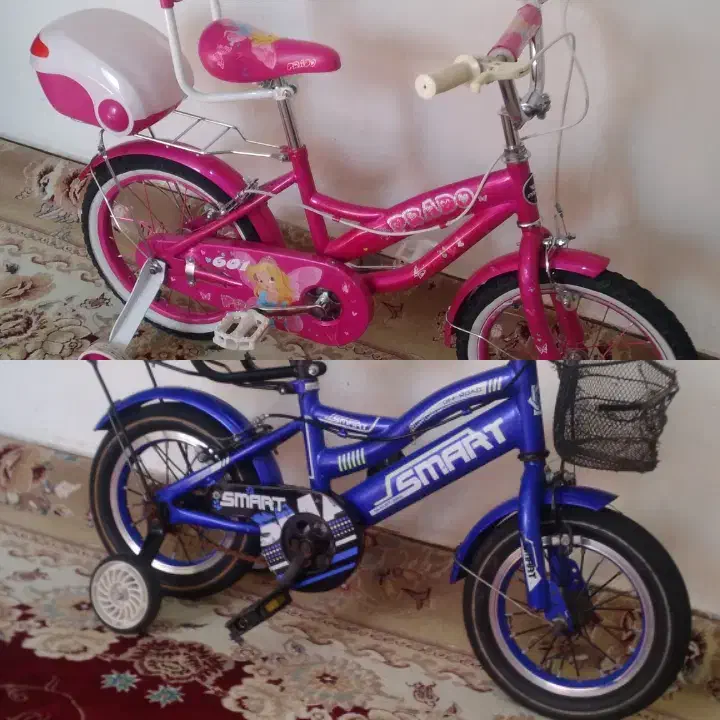 دوچرخه دخترانه سایز ۱۶ و ۱۲ آکبند|دوچرخه، اسکیت، اسکوتر|محمدشهر, شهرک چمران|دیوار