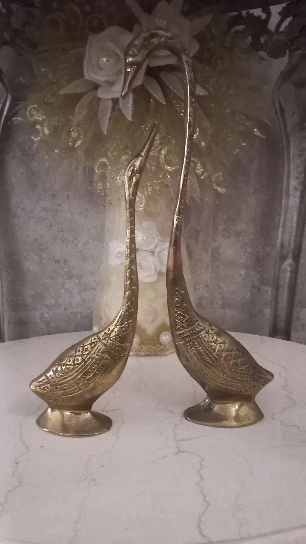 یک جفت قوی برنزی زیبا|مجسمه، تندیس، ماکت|قم, دروازه ری|دیوار