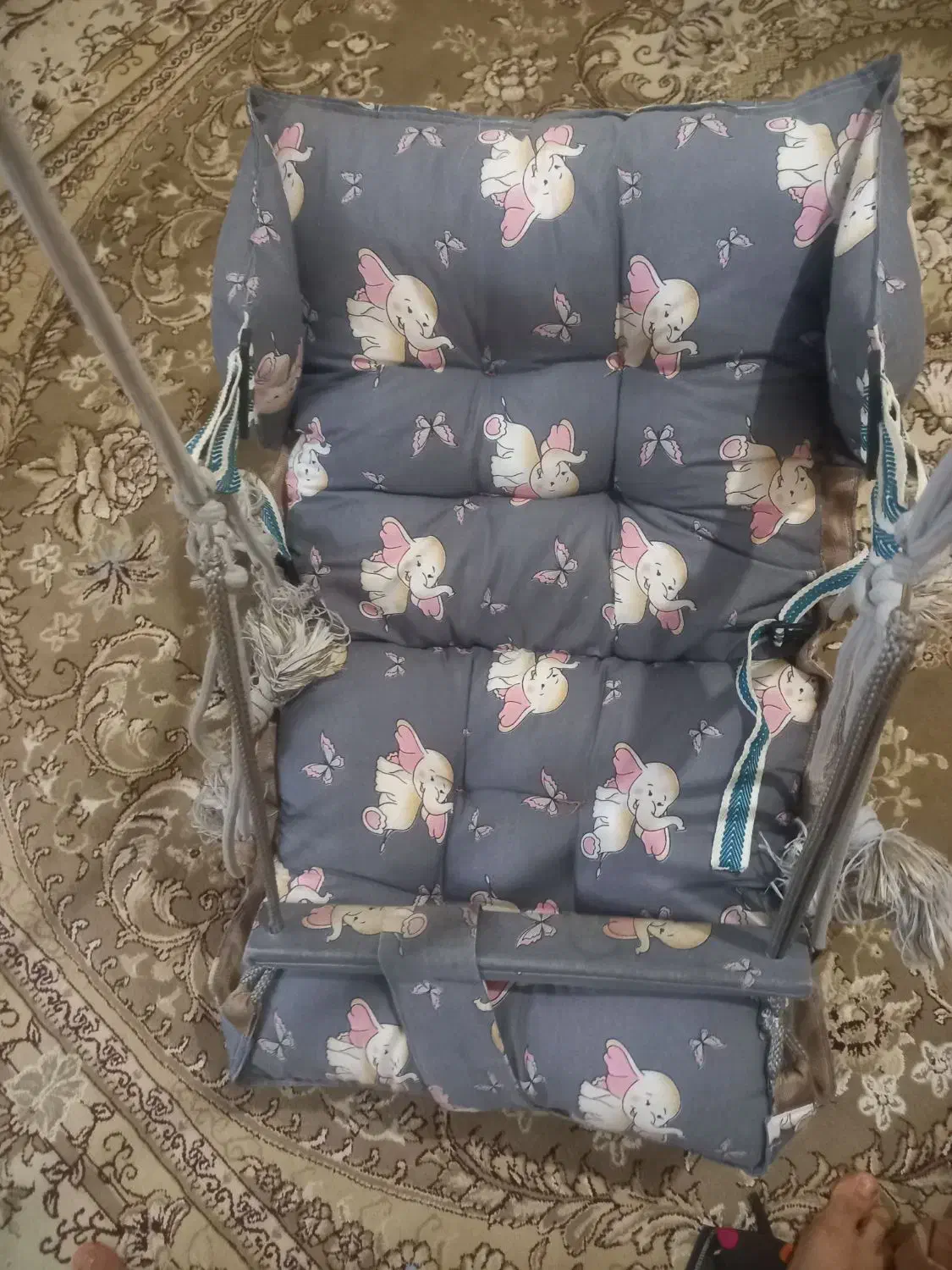 تاب پارچه ای با میله بارفیکس|اسباب‌بازی بچه|مشکین‌دشت, |دیوار