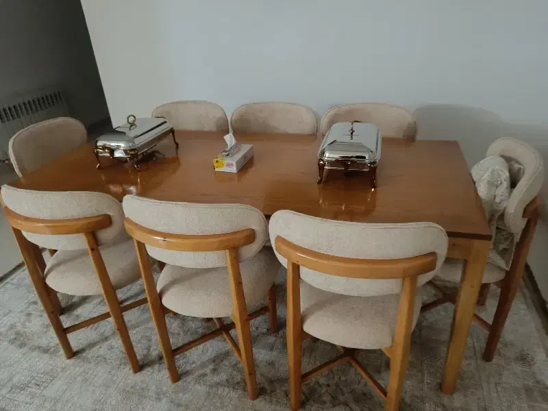 میزناهارخوری ۸ نفره|میز و صندلی غذاخوری|رشت, کوی حسینی|دیوار