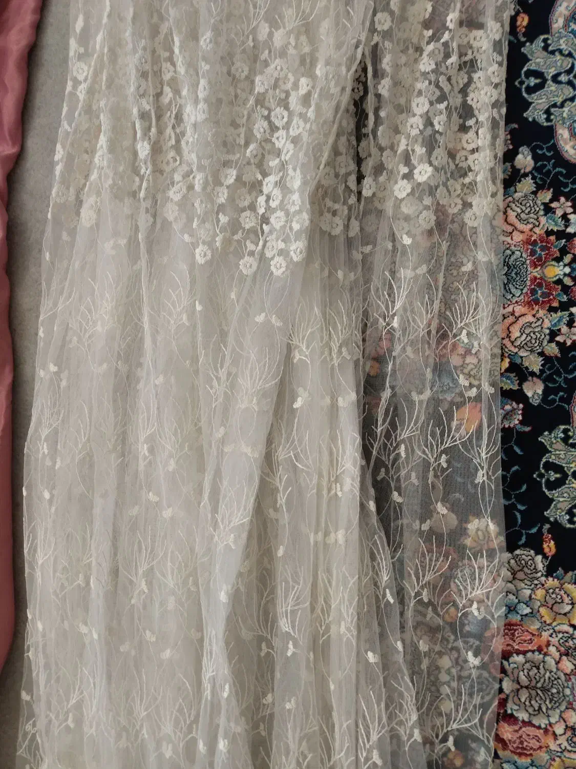 فروش پرده توری کنار پرده|پرده، رانر، رومیزی|مریوان, |دیوار