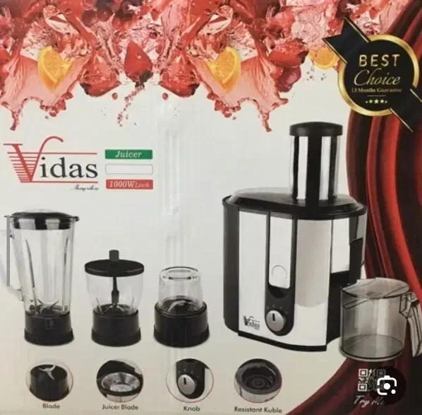 آبمیوه گیری چند کاره مشکی ویداس|آبمیوه‌گیر و آب‌مرکبات‌گیر|گلبهار, شهر جدید گلبهار|دیوار