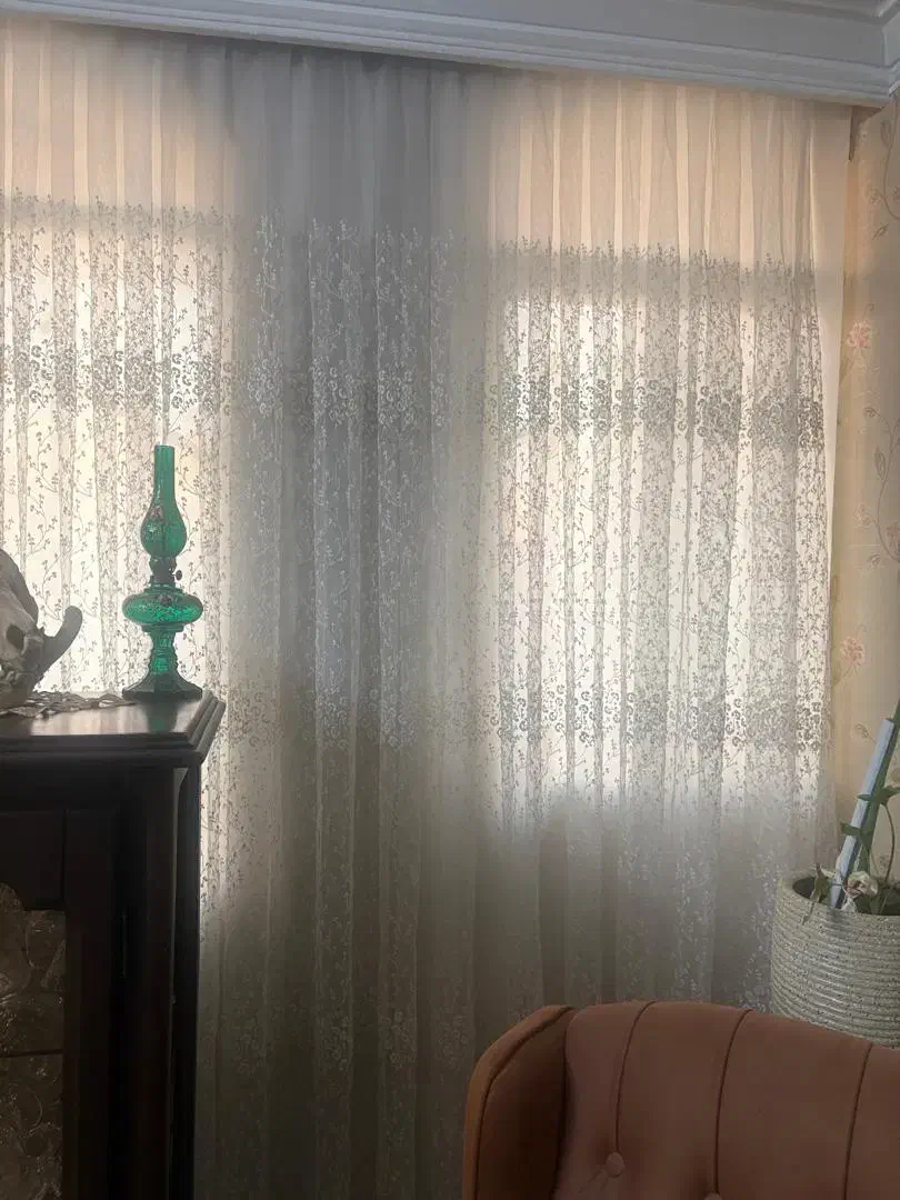 پرده توری مناسب پذیرایی|پرده، رانر، رومیزی|آبیک, |دیوار