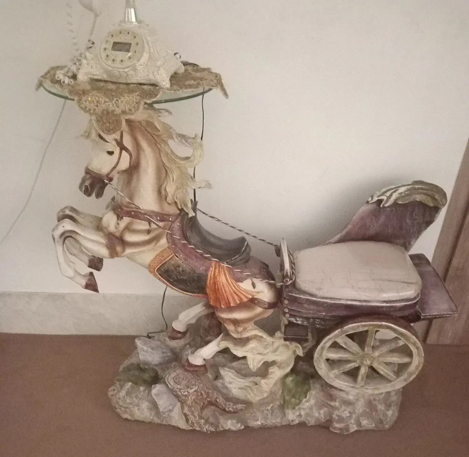 میز تلفن و صندلی ودکوری زیبا|میز تلفن|مشهد, سپاد|دیوار