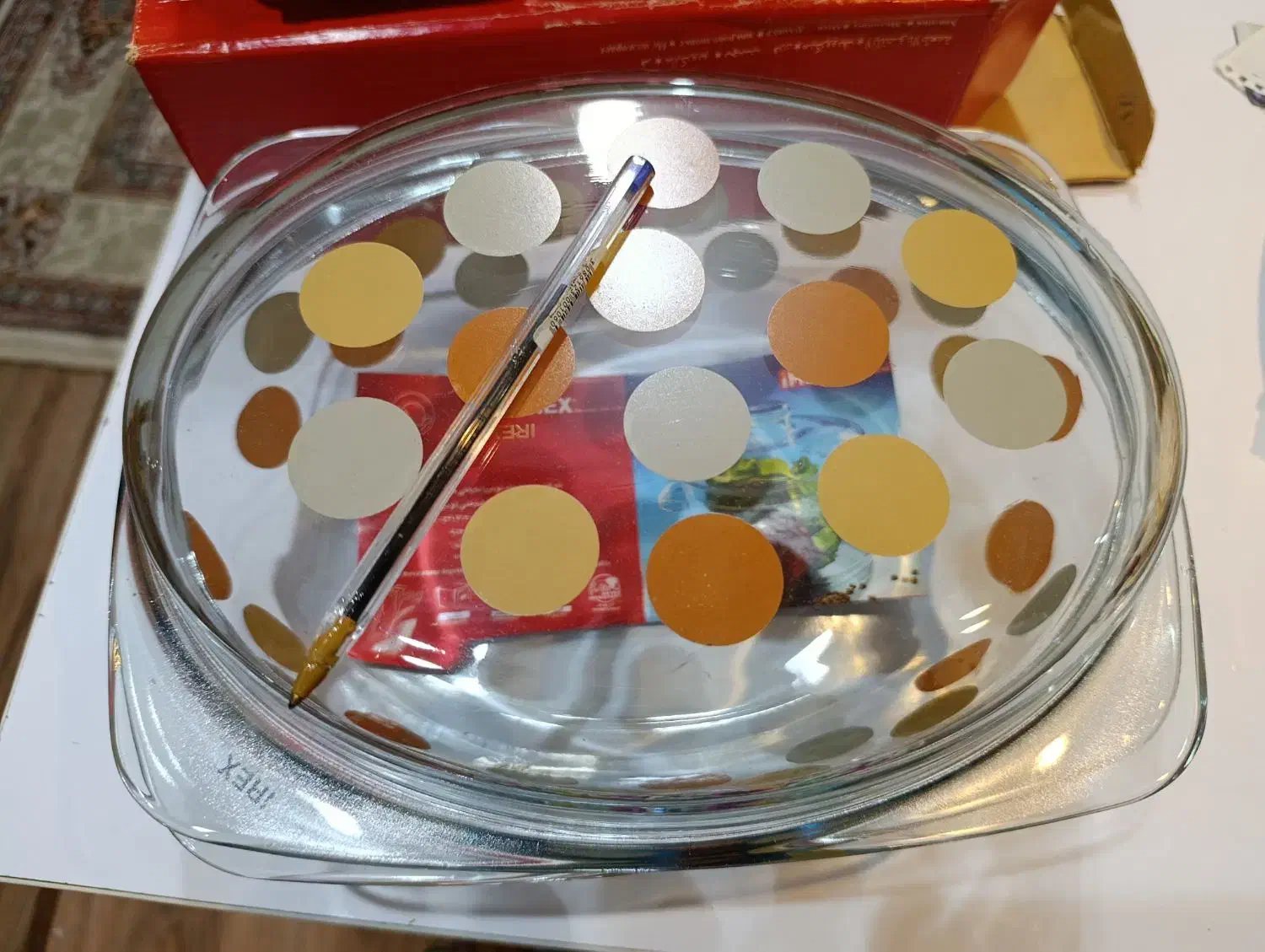 ظرف پیرکس نو|ظروف سرو و پذیرایی|رشت, معلم|دیوار