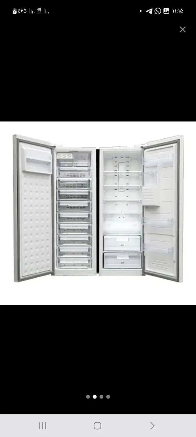 فروش یخچال دوقلو الکترو استیل|یخچال و فریزر|داراب, |دیوار