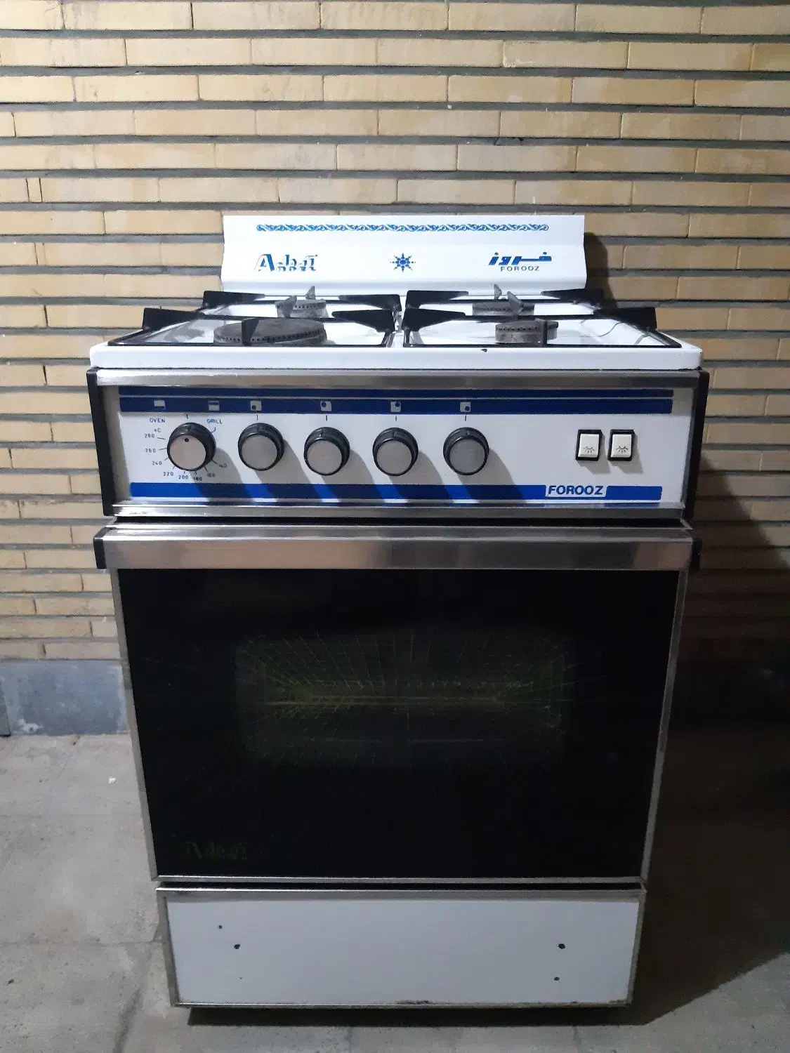 اجاق گاز ۴ شعله فر دار|اجاق گاز و لوازم برقی پختوپز|کرج, کرج نو|دیوار