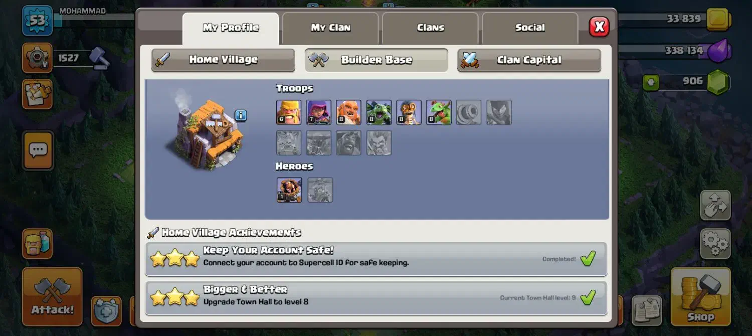 اکانت کلش|کنسول، بازی ویدئویی و آنلاین|بندرعباس, |دیوار