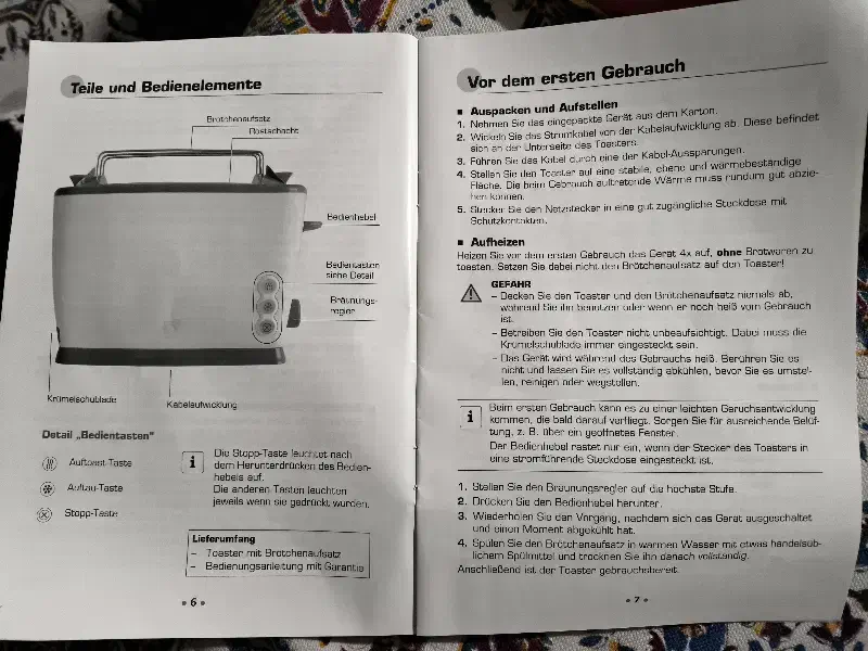 توستر المانی سنتو با ۲ اسلایسر|اجاق گاز و لوازم برقی پخت‌وپز|تهران, تهرانپارس جنوبی|دیوار