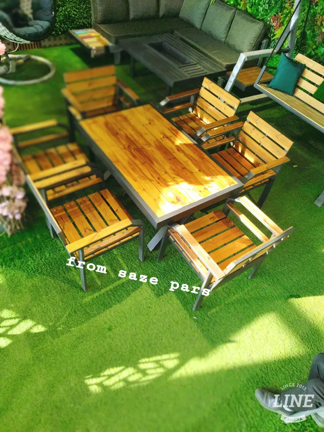 میز چوب ترموود و پروفیلی|میز و صندلی غذاخوری|تهران, شهید رجایی|دیوار