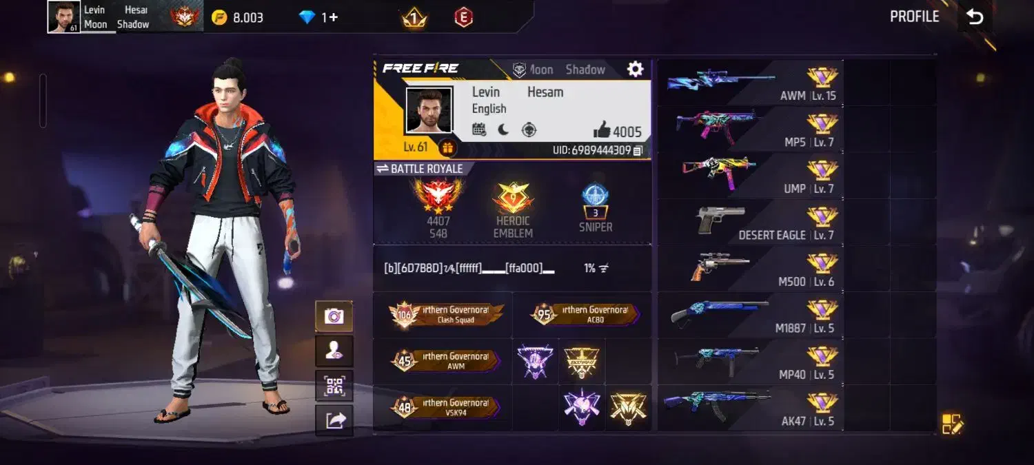 اکانت فری فایر|کنسول، بازی ویدئویی و آنلاین|خرمدره, |دیوار