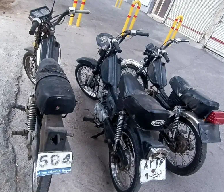 آمیکو ۷۰ مزایده 3تا با هم|موتورسیکلت|تبریز, |دیوار