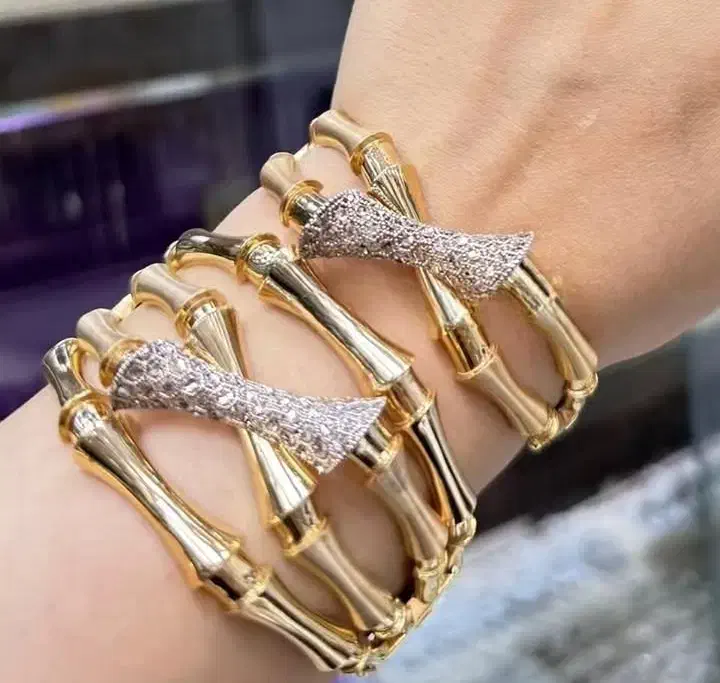 النگو دستبند نقره مدل استخوانی آبکاری طلا(طرح طلا|جواهرات|شیراز, بعثت|دیوار